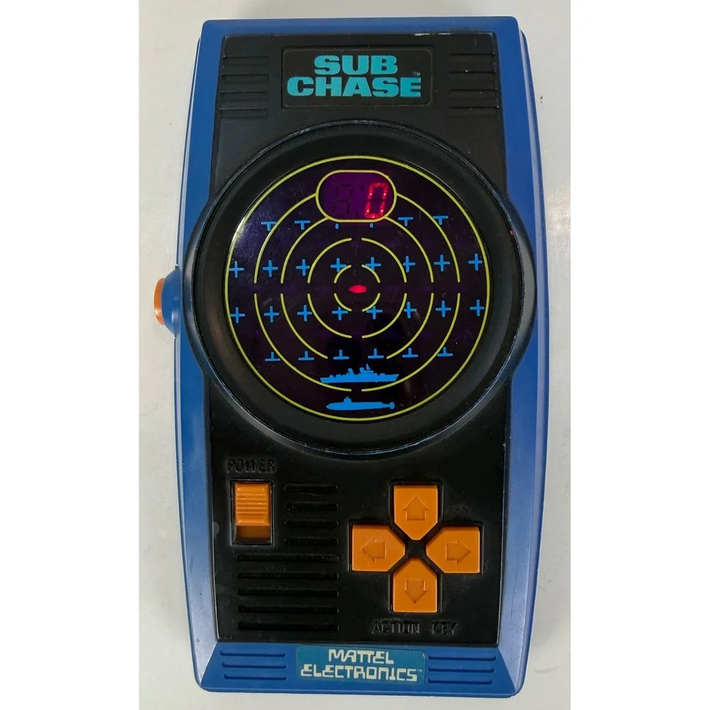 VINTAGE 1978 MATTEL ELECTRONICS SUB CHASE HANDHELD‎ GAME **TESTED/WORKS**